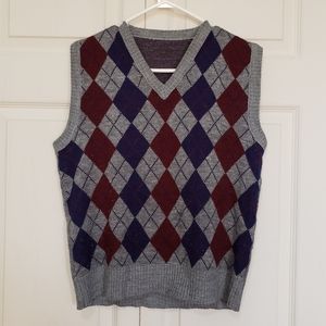 Argyle sweater vest